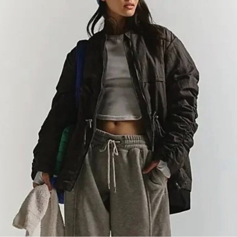 Free People Care FP Tricked Out Trek Lightweight Puffer Jacket Small NWT